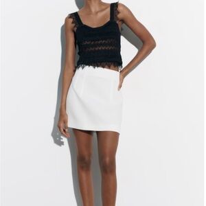 Zara high waisted skirt